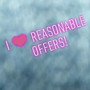 I love reasonable offers and save  more if you bundle